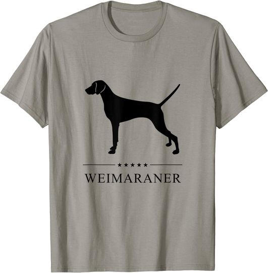 Discover Weimaraner Black Silhouette T Shirt