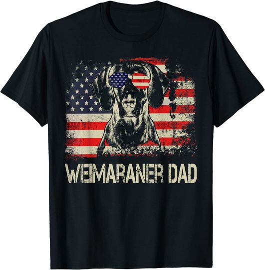 Discover Weimaraner Dad For All Who Like Dogs T Shirt