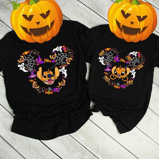 Discover Halloween Couple Matching Disney T Shirt