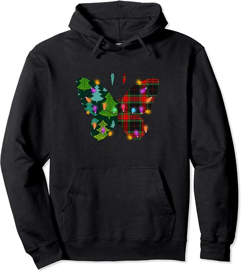 Discover Christmas Tree Lights Pullover Hoodie