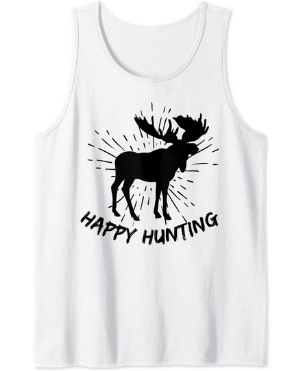 Discover Happy Hunting Funny Tank Top