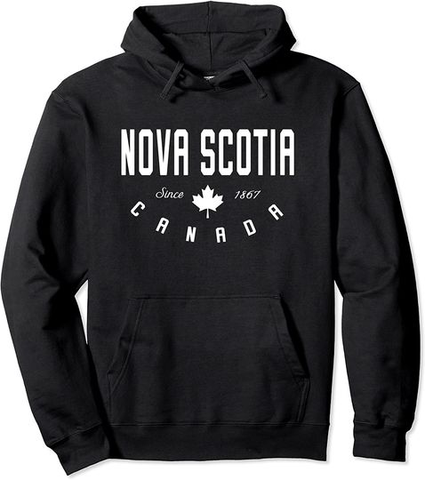 Discover CA Nova Scotia Canada Canadian Maple Leaf Pullover Hoodie
