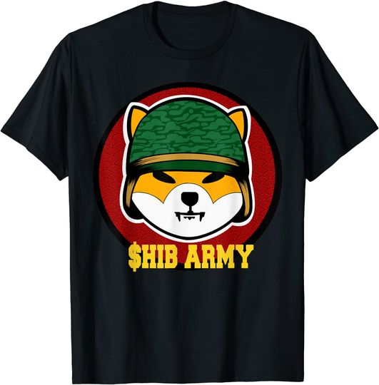 Discover SHIB ARMY Shiba Inu Coin T Shirt