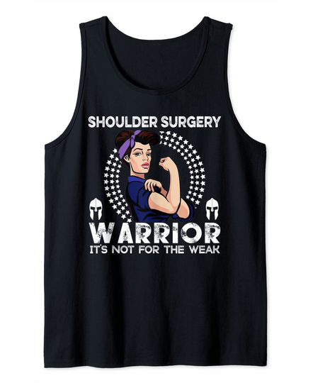 Discover Shoulder Surgery Replacement Tshirt Warrior Awareness Gift Tank Top