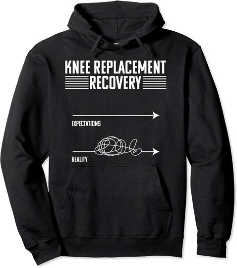 Discover Knee Replacement Surgery Funny Joint Recovery Gag Gift Pullover Hoodie