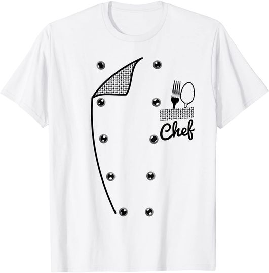 Discover Funny Chef Costume Jacket T-Shirt