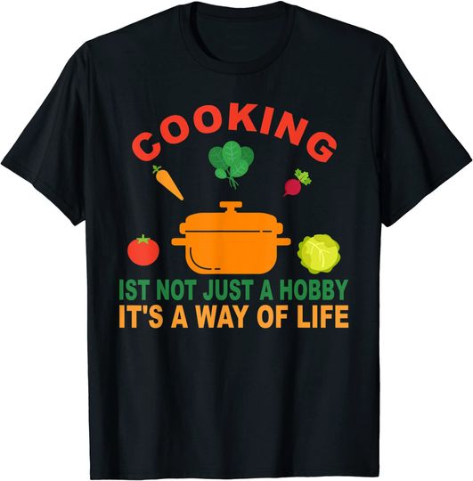 Discover Cook chef hat gastronomy chef chef cook cooking T-Shirt