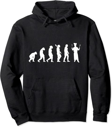 Discover Cook Chef Evolution Cooking Gastronomy Chef Pullover Hoodie