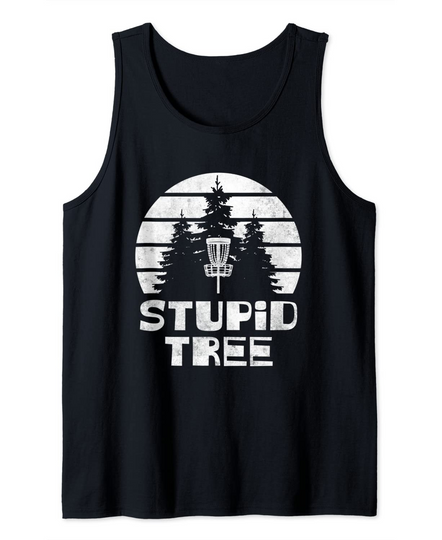 Discover Stupid Tree Disc Golf Tank Top