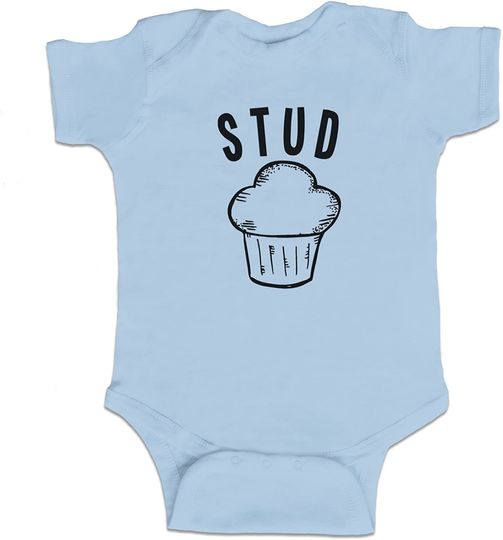 Discover Decal Serpent Stud Muffin Baby Boy Girl Bodysuit