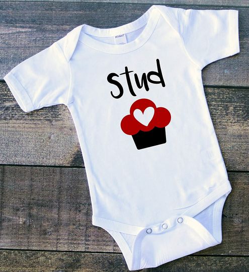 Discover Stud Muffin Little Baby Bodysuit