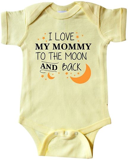 Discover I Love My Mommy to The Moon and Back Bodysuit