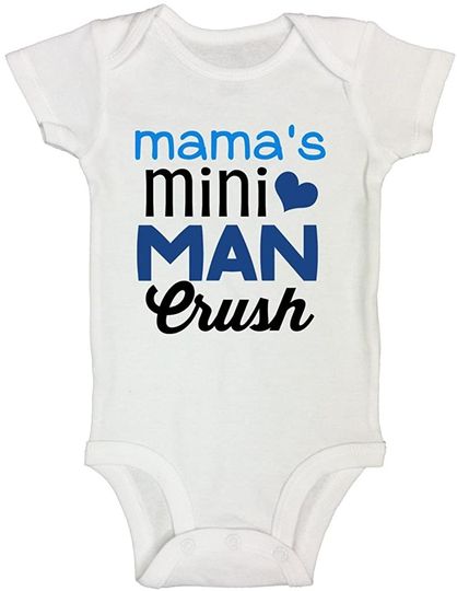 Discover Mama's Mini Man Crush Cute Bodysuit