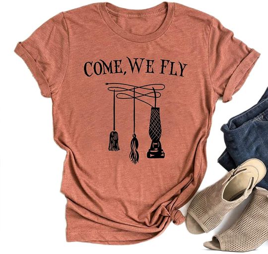 Discover Come We Fly Hocus Pocus Halloween T Shirt