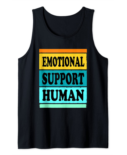 Discover Emotional Support Human Shirt Service Animal Tank Top