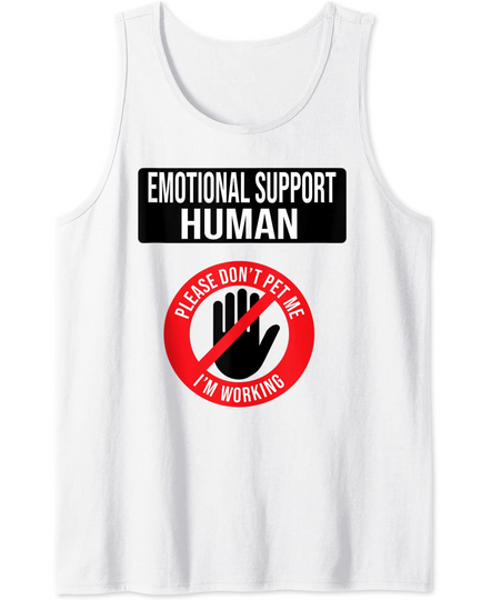 Discover Emotional Support Human Halloween Costume Do Not Pet Me Tank Top