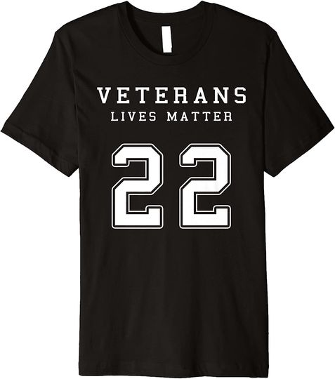 Discover Veterans Lives Matter Premium T-Shirt