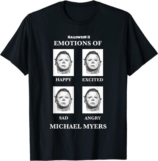 Discover Halloween 2 Emotions Of Michael Myers T-Shirt
