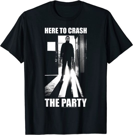 Discover Halloween Michael Myers Here To Crash The Party T-Shirt