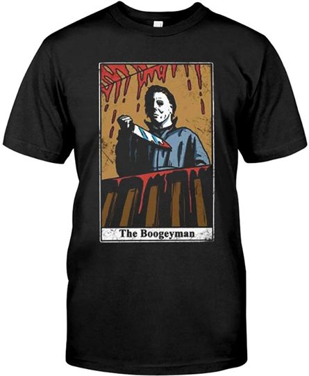 Discover Halloween Michael Myers TheBoogeyman Tarot Card Carpenter Horror T Shirt