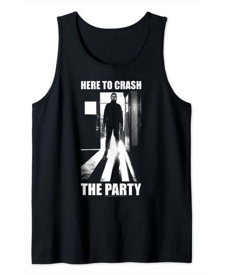 Discover Halloween Michael Myers Here To Crash The Party Tank Top