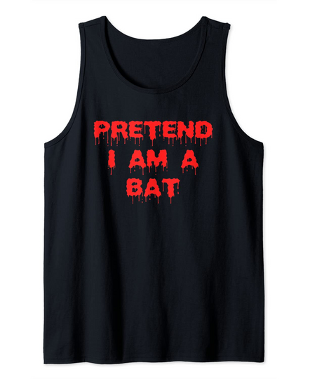 Discover Pretend I'm A Bat Halloween Bat Tank Top