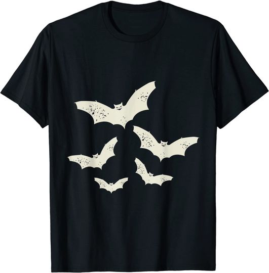 Discover Flying Bats Creepy Gothic Costume Cool Animal Halloween T-Shirt