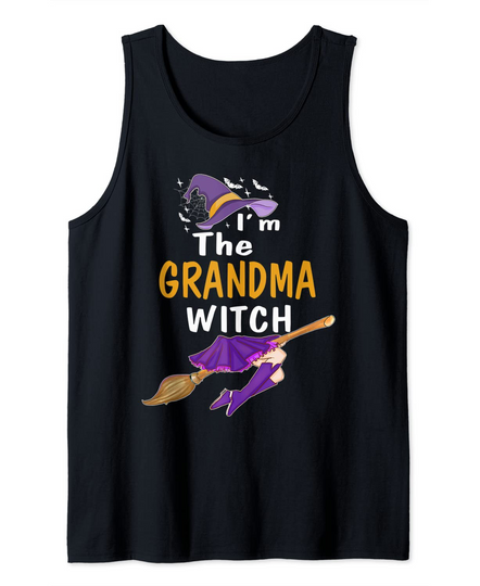Discover I'm the Grandma Witch Halloween Matching Group Tank Top