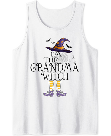 Discover I’m The Grandma Witch Halloween matching group Tank Top