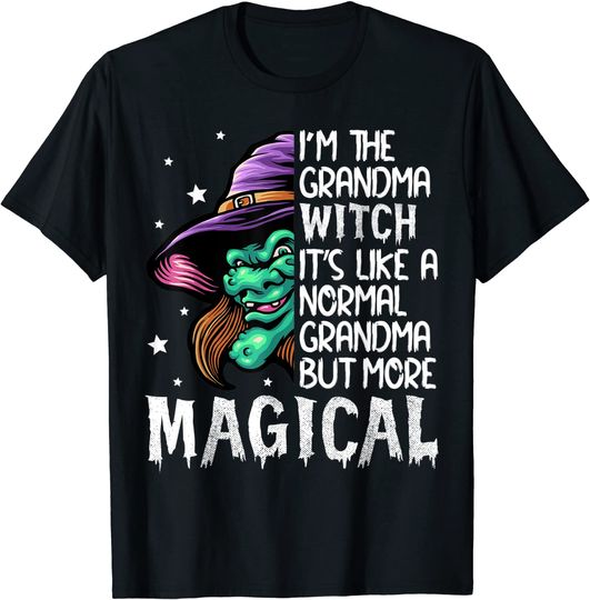 Discover I'm The Grandma Witch Magical Halloween T-Shirt