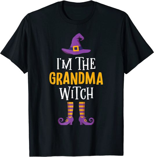 Discover I'm The Grandma Witch Halloween Grandmothers T-Shirt