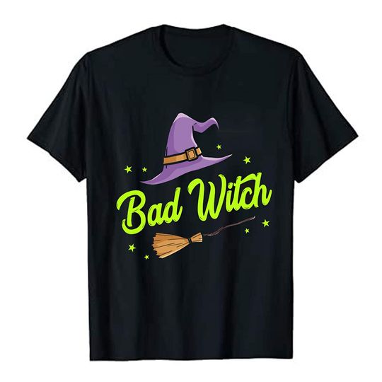 Discover Halloween Bad Witch Halloween Trick Or Treat Costume T-Shirt