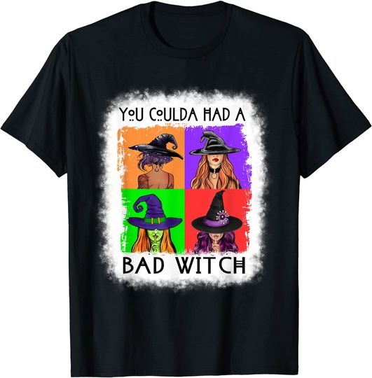 Discover You Coulda Had A Bad Witch Halloween Basic Witch Lover Funny T-Shirt