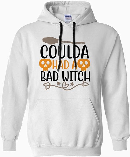 Discover Coulda Had A Bad Witch Halloween Pullover Hoodie