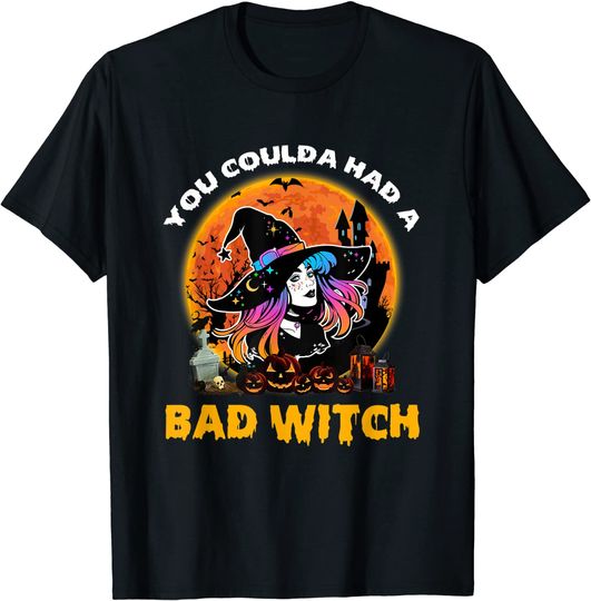 Discover Funny You Coulda Had A Bad Witch For Halloween T-Shirt