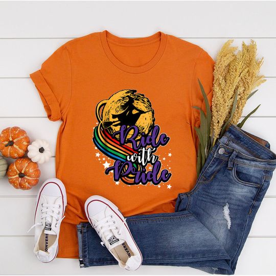 Discover Ride With Pride Witch Halloween T-shirt