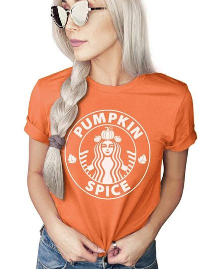 Discover Pumpkin Spice T-Shirt | Cute Fall Halloween Thanksgiving Tee | Unisex Sizing