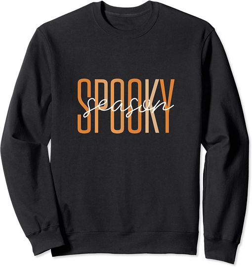 Discover Spooky season Fall Halloween Thanksgiving Sweatshirt