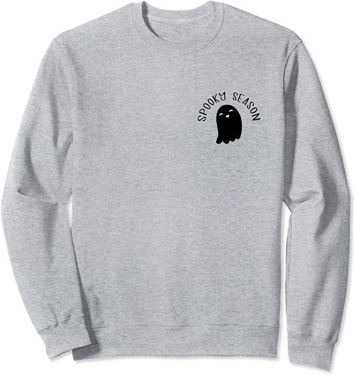 Discover Spooky Season Ghost Chest Fall Autumn Halloween Sweatshirt