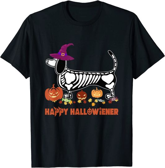 Discover Happy Halloweiner Dachshund T-Shirt