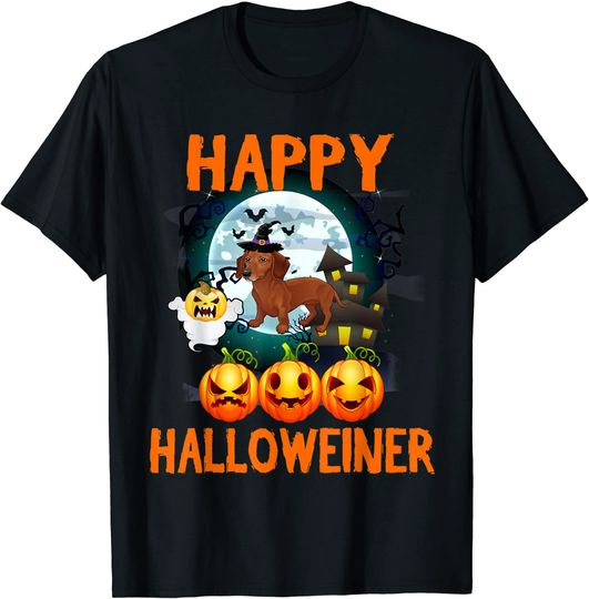 Discover Happy Halloween Halloweiner T-Shirt