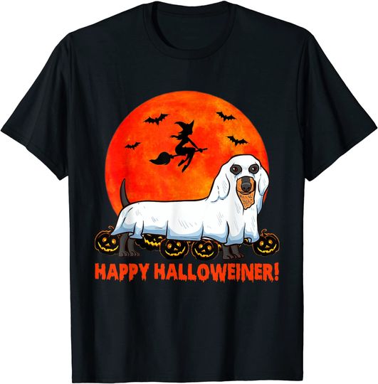 Discover Happy Halloweiner Dachshund Halloween T-Shirt