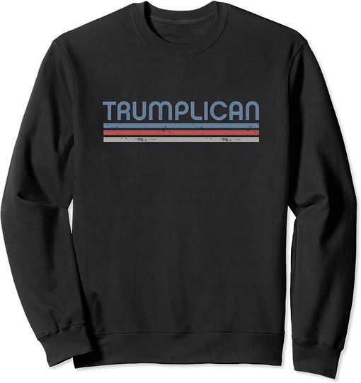 Discover Retro Stripe Trumplican Sweatshirt