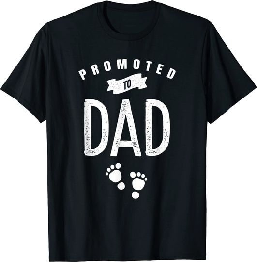 Discover Promoted To Dad Daddy Pregnancy Father T-Shirt