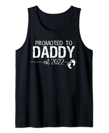 Discover Promoted to Daddy 2022 Tank Top