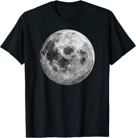 Discover Full Moon Space Science T-Shirt