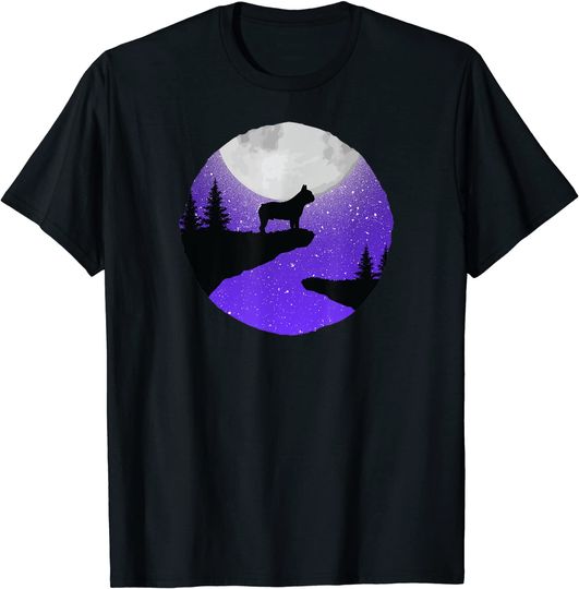 Discover Cool French Bulldog Full Moon Frenchie Owner T-Shirt
