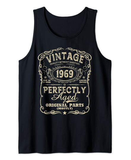 Discover Vintage Made In 1969 52th Birthday Gift Tank Top