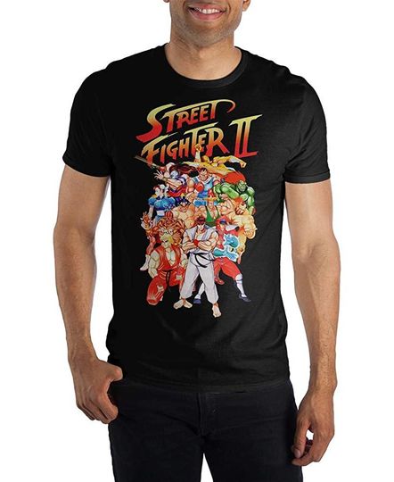 Discover Street Fighter Character Group T-Shirt