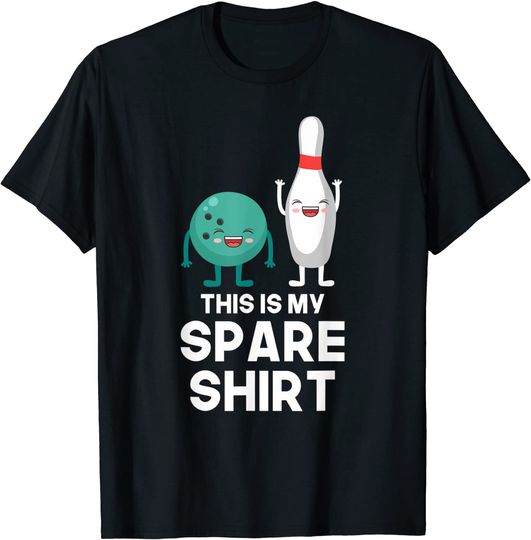Discover Bowling Player Gift Split Ball and Pin This is my Spare T-Shirt